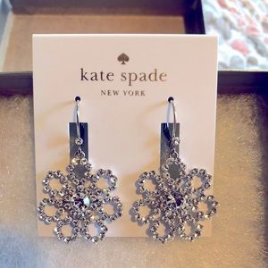 new/never used Kate Spade Crystal Lace earrings